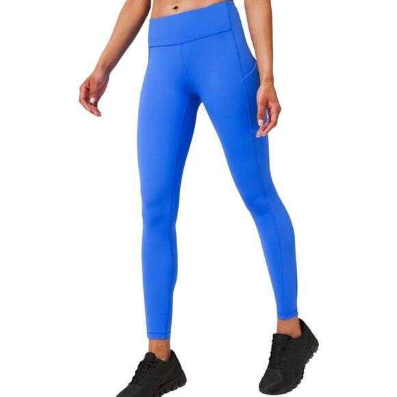 Lululemon Speed Up Mid Rise Tight 28” Luxtreme Leggings Pull On Wild Bluebell 6 - Picture 1 of 5